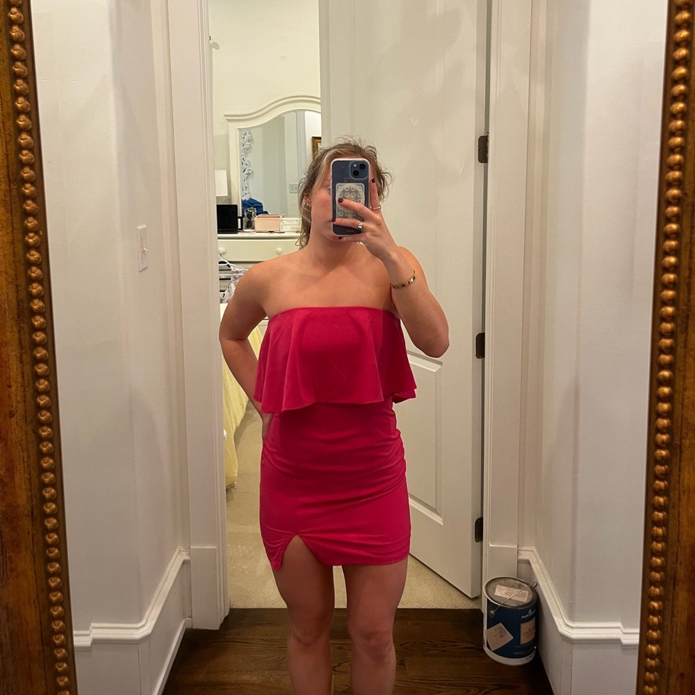 by the way. Mini dress